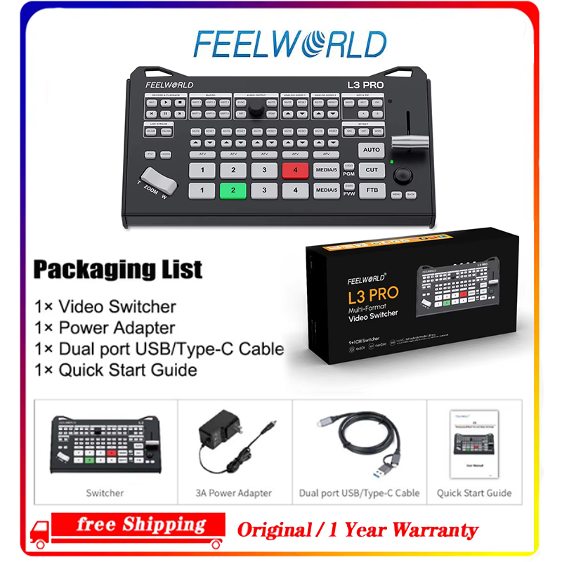 Hdmi Cable - جهاز FEELWORLD L3 PRO، وهو جهاز