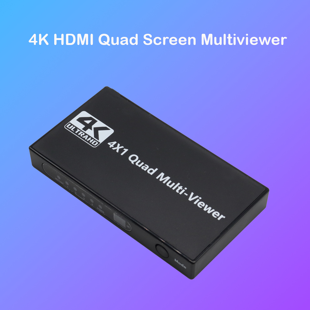 Hdmi Cable - 4K HDMI رباعية الشاشة Multiviewer 4x1