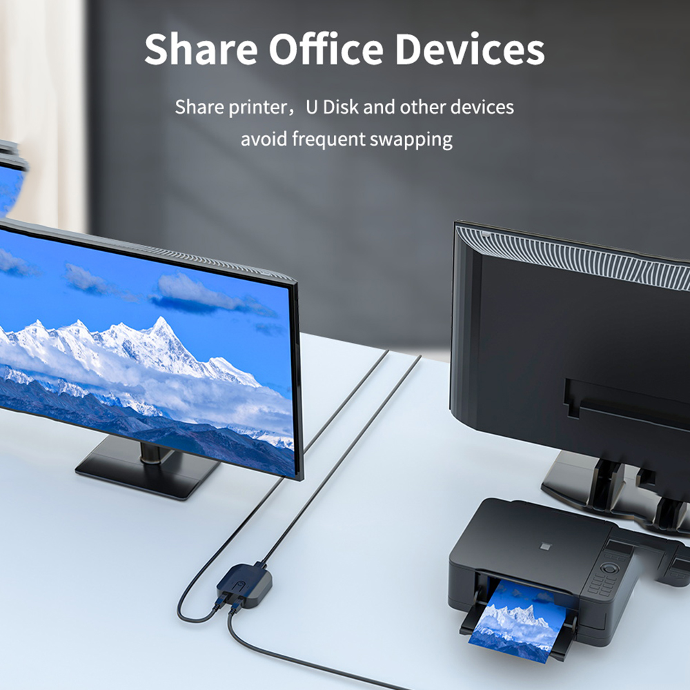 صندوق مفاتيح USB KVM مزدوج ، 2 - مراجعة Laptop Mouse وسعره