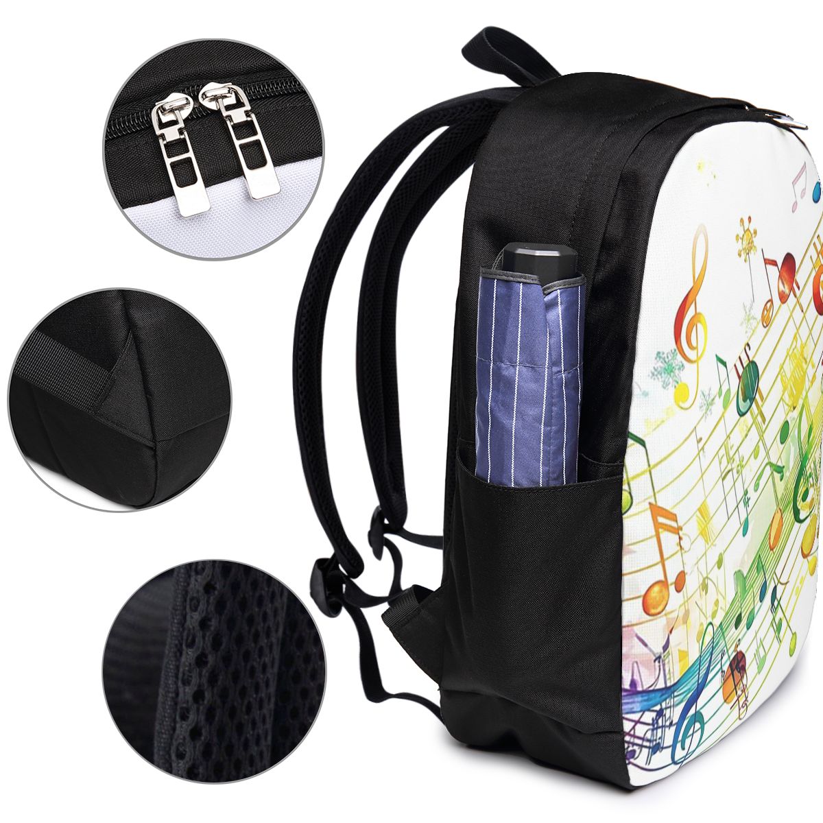حقيبة ظهر بتصميم مفاتيح البيان - مراجعة Laptop Bag وسعره