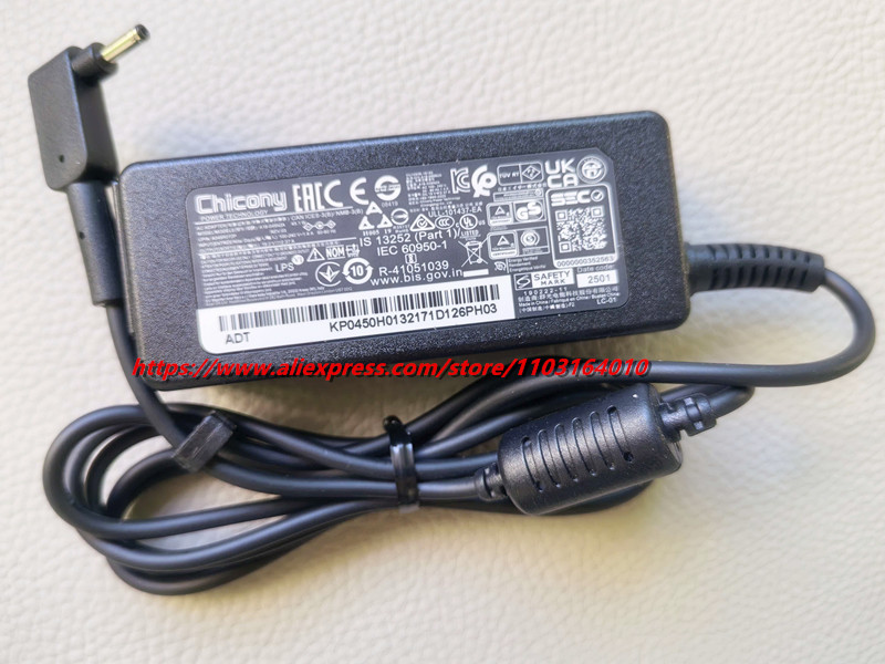 الأصلي 19 فولت 2.37A 45 واط شا - مراجعة Laptop Charger وسعره