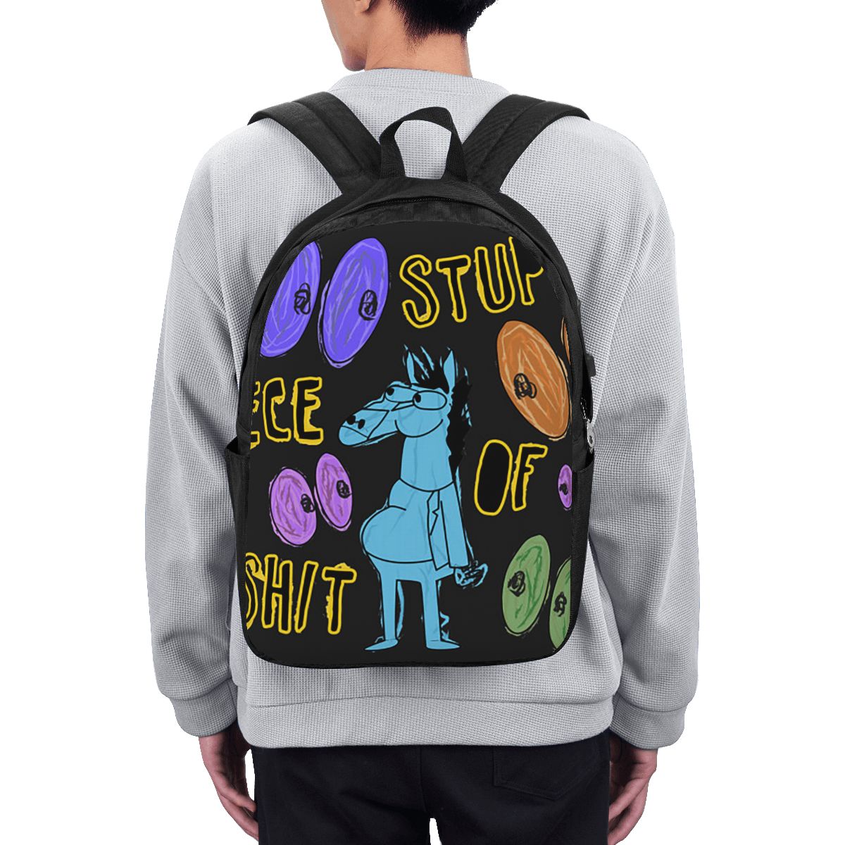 حقيبة ظهر كرتونية من Bojack Ho - مراجعة Laptop Bag وسعره